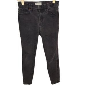 Madewell Jeans Denim Jeans Womens 28 Black High Rise Skinny Jeans High Rise Jean